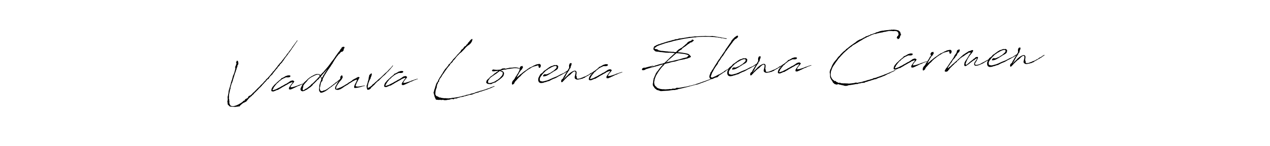 Use a signature maker to create a handwritten signature online. With this signature software, you can design (Antro_Vectra) your own signature for name Vaduva Lorena Elena Carmen. Vaduva Lorena Elena Carmen signature style 6 images and pictures png