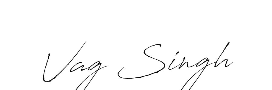 How to make Vag Singh signature? Antro_Vectra is a professional autograph style. Create handwritten signature for Vag Singh name. Vag Singh signature style 6 images and pictures png