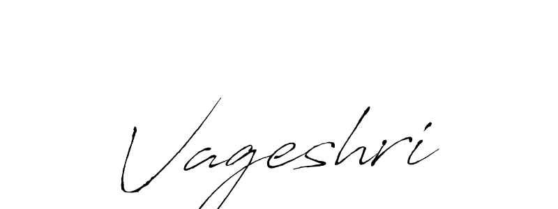 How to make Vageshri signature? Antro_Vectra is a professional autograph style. Create handwritten signature for Vageshri name. Vageshri signature style 6 images and pictures png