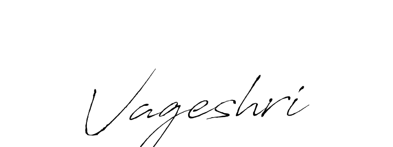 Design your own signature with our free online signature maker. With this signature software, you can create a handwritten (Antro_Vectra) signature for name Vageshri. Vageshri signature style 6 images and pictures png