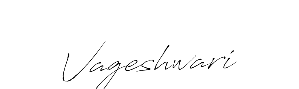 Create a beautiful signature design for name Vageshwari. With this signature (Antro_Vectra) fonts, you can make a handwritten signature for free. Vageshwari signature style 6 images and pictures png