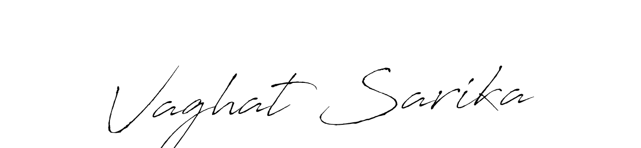 Also we have Vaghat Sarika name is the best signature style. Create professional handwritten signature collection using Antro_Vectra autograph style. Vaghat Sarika signature style 6 images and pictures png