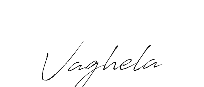 Vaghela stylish signature style. Best Handwritten Sign (Antro_Vectra) for my name. Handwritten Signature Collection Ideas for my name Vaghela. Vaghela signature style 6 images and pictures png