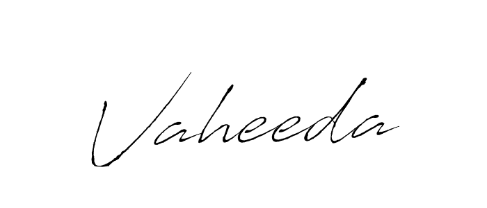 Vaheeda stylish signature style. Best Handwritten Sign (Antro_Vectra) for my name. Handwritten Signature Collection Ideas for my name Vaheeda. Vaheeda signature style 6 images and pictures png