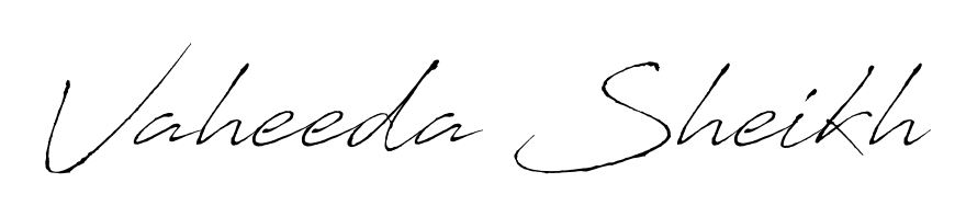 The Antro_Vectra signature style provides a bold statement for name Vaheeda Sheikh. Designed for business owners, executives, and leaders. Vaheeda Sheikh signature style 6 images and pictures png