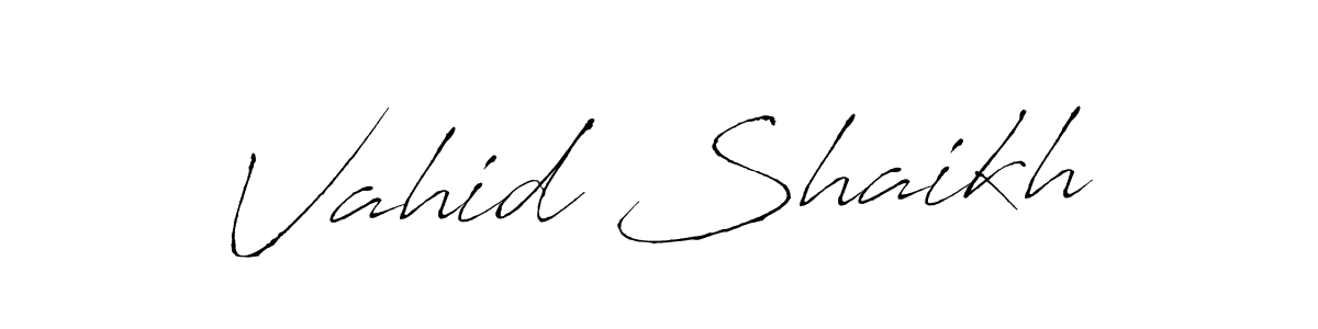 You can use this online signature creator to create a handwritten signature for the name Vahid Shaikh. This is the best online autograph maker. Vahid Shaikh signature style 6 images and pictures png