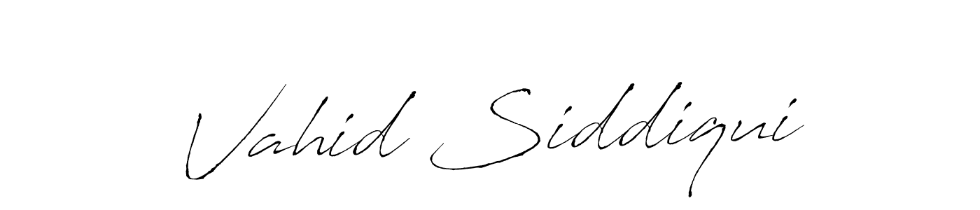 Make a short Vahid Siddiqui signature style. Manage your documents anywhere anytime using Antro_Vectra. Create and add eSignatures, submit forms, share and send files easily. Vahid Siddiqui signature style 6 images and pictures png