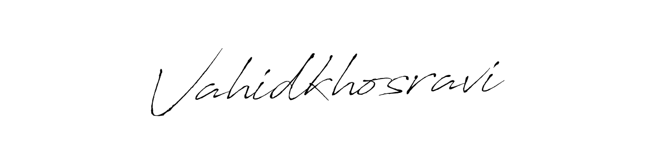 Use a signature maker to create a handwritten signature online. With this signature software, you can design (Antro_Vectra) your own signature for name Vahidkhosravi. Vahidkhosravi signature style 6 images and pictures png