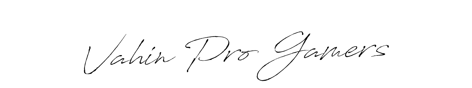 How to Draw Vahin Pro Gamers signature style? Antro_Vectra is a latest design signature styles for name Vahin Pro Gamers. Vahin Pro Gamers signature style 6 images and pictures png