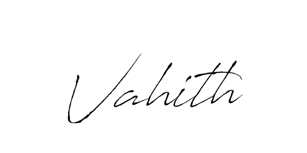 How to make Vahith signature? Antro_Vectra is a professional autograph style. Create handwritten signature for Vahith name. Vahith signature style 6 images and pictures png