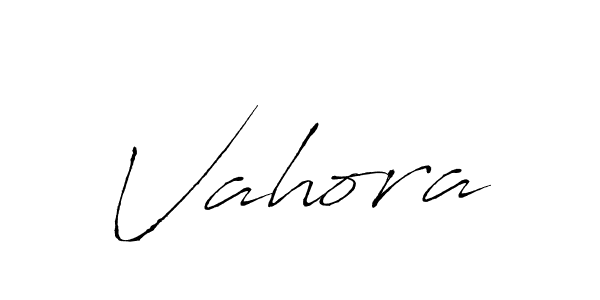 How to make Vahora signature? Antro_Vectra is a professional autograph style. Create handwritten signature for Vahora name. Vahora signature style 6 images and pictures png