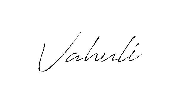 The best way (Antro_Vectra) to make a short signature is to pick only two or three words in your name. The name Vahuli include a total of six letters. For converting this name. Vahuli signature style 6 images and pictures png