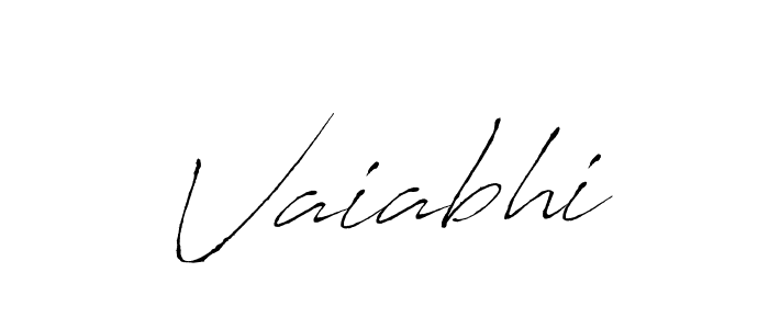Vaiabhi stylish signature style. Best Handwritten Sign (Antro_Vectra) for my name. Handwritten Signature Collection Ideas for my name Vaiabhi. Vaiabhi signature style 6 images and pictures png