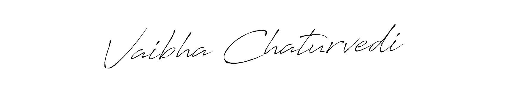 Create a beautiful signature design for name Vaibha Chaturvedi. With this signature (Antro_Vectra) fonts, you can make a handwritten signature for free. Vaibha Chaturvedi signature style 6 images and pictures png