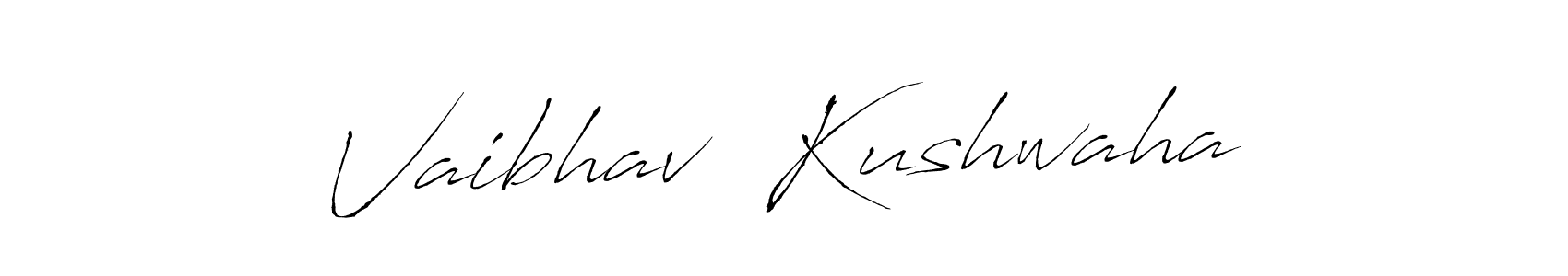How to make Vaibhav  Kushwaha signature? Antro_Vectra is a professional autograph style. Create handwritten signature for Vaibhav  Kushwaha name. Vaibhav  Kushwaha signature style 6 images and pictures png