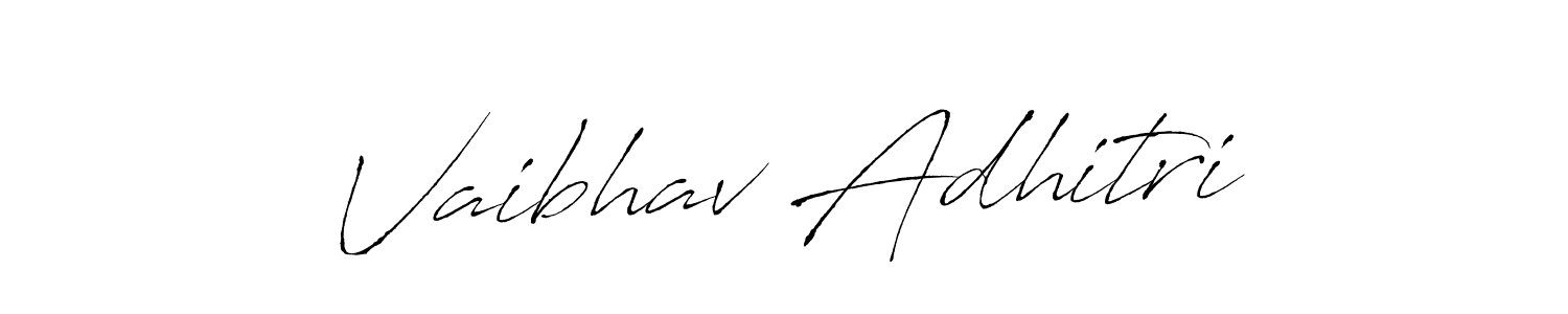 See photos of Vaibhav Adhitri official signature by Spectra . Check more albums & portfolios. Read reviews & check more about Antro_Vectra font. Vaibhav Adhitri signature style 6 images and pictures png