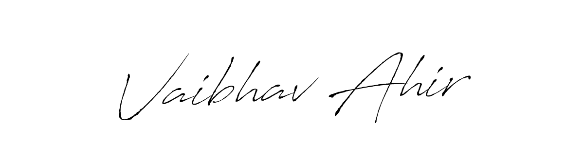 It looks lik you need a new signature style for name Vaibhav Ahir. Design unique handwritten (Antro_Vectra) signature with our free signature maker in just a few clicks. Vaibhav Ahir signature style 6 images and pictures png