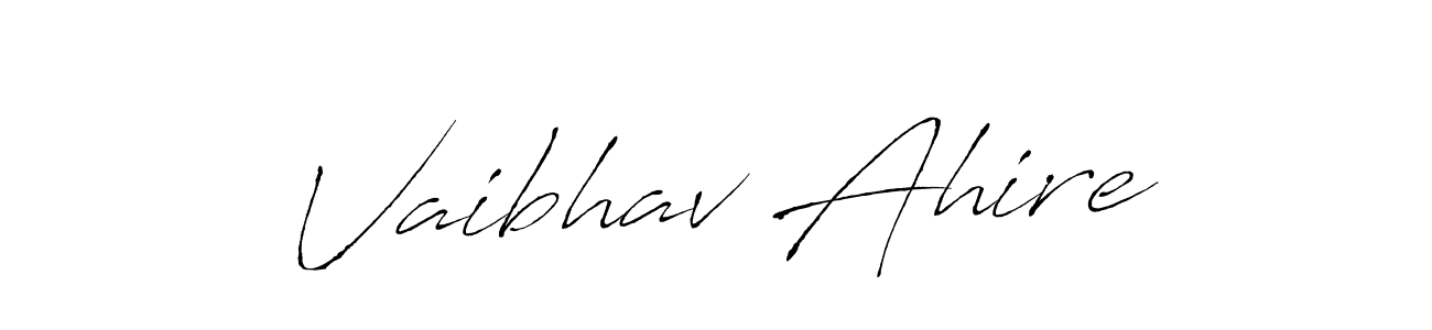 Also we have Vaibhav Ahire name is the best signature style. Create professional handwritten signature collection using Antro_Vectra autograph style. Vaibhav Ahire signature style 6 images and pictures png