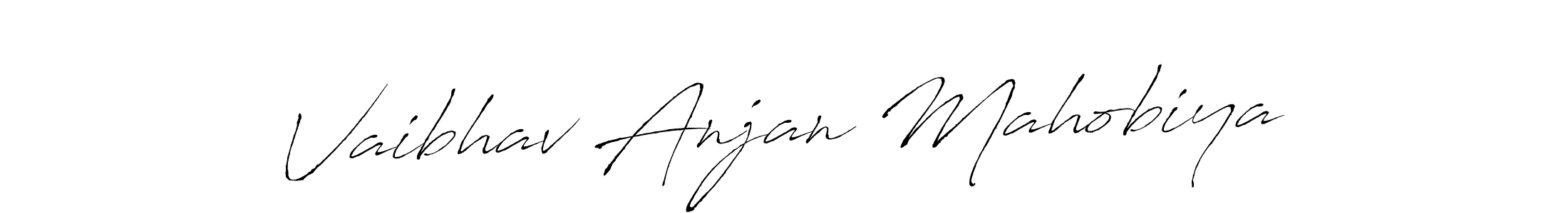 Make a beautiful signature design for name Vaibhav Anjan Mahobiya. Use this online signature maker to create a handwritten signature for free. Vaibhav Anjan Mahobiya signature style 6 images and pictures png