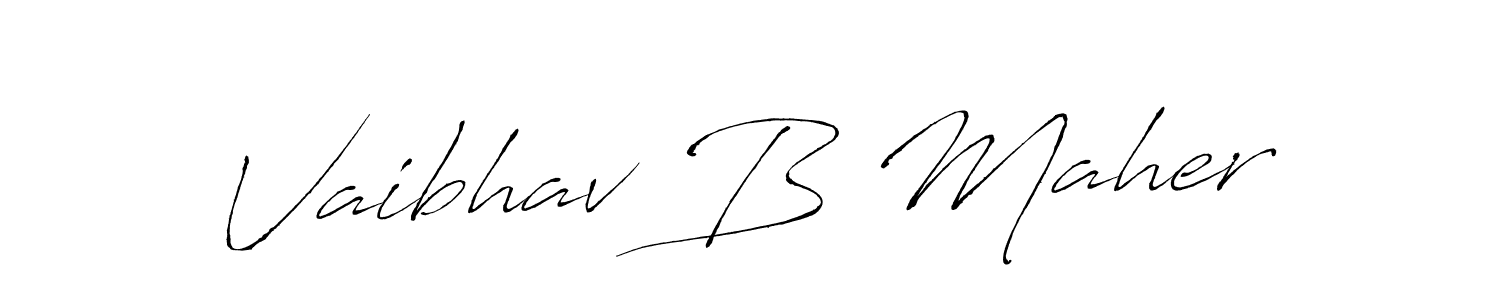 Here are the top 10 professional signature styles for the name Vaibhav B Maher. These are the best autograph styles you can use for your name. Vaibhav B Maher signature style 6 images and pictures png