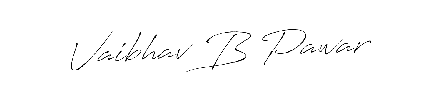 It looks lik you need a new signature style for name Vaibhav B Pawar. Design unique handwritten (Antro_Vectra) signature with our free signature maker in just a few clicks. Vaibhav B Pawar signature style 6 images and pictures png