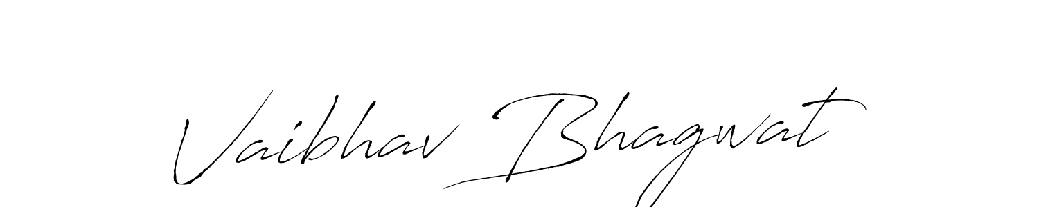 How to make Vaibhav Bhagwat name signature. Use Antro_Vectra style for creating short signs online. This is the latest handwritten sign. Vaibhav Bhagwat signature style 6 images and pictures png