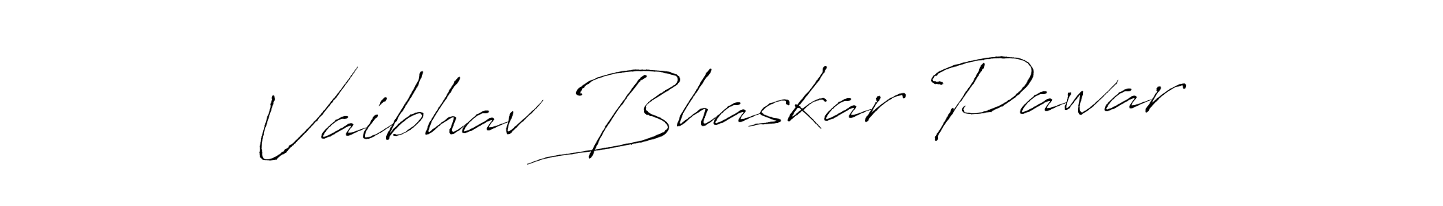 Create a beautiful signature design for name Vaibhav Bhaskar Pawar. With this signature (Antro_Vectra) fonts, you can make a handwritten signature for free. Vaibhav Bhaskar Pawar signature style 6 images and pictures png