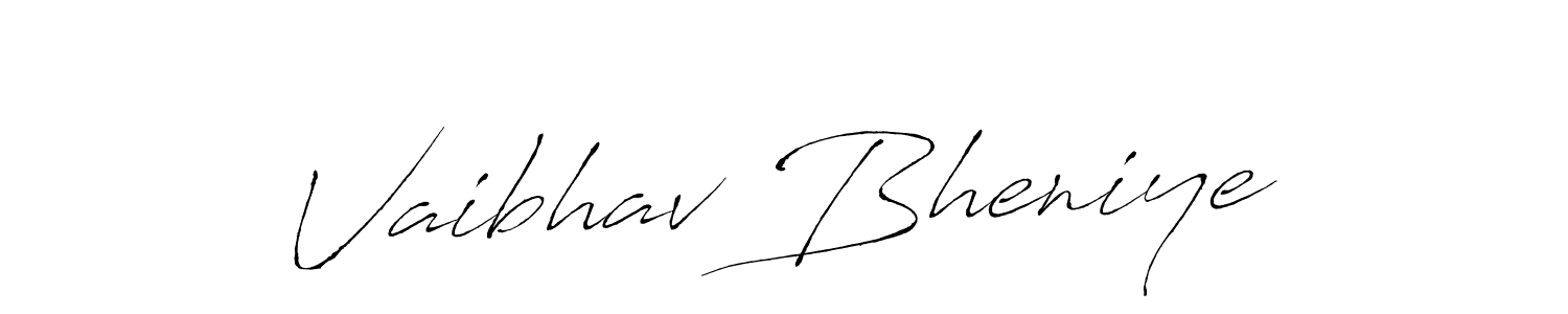 Antro_Vectra is a professional signature style that is perfect for those who want to add a touch of class to their signature. It is also a great choice for those who want to make their signature more unique. Get Vaibhav Bheniye name to fancy signature for free. Vaibhav Bheniye signature style 6 images and pictures png