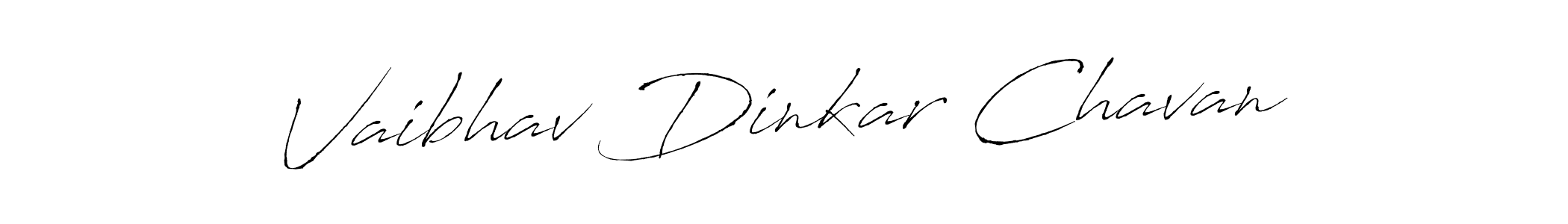 Design your own signature with our free online signature maker. With this signature software, you can create a handwritten (Antro_Vectra) signature for name Vaibhav Dinkar Chavan. Vaibhav Dinkar Chavan signature style 6 images and pictures png