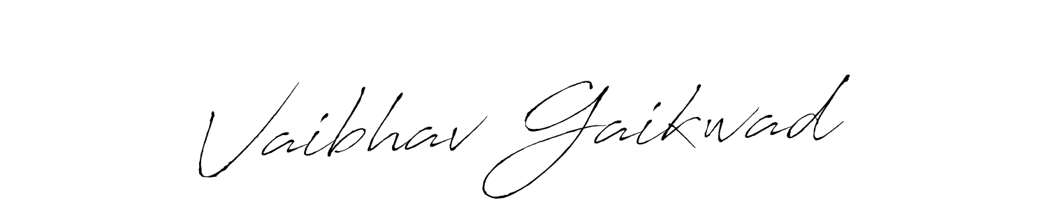 The best way (Antro_Vectra) to make a short signature is to pick only two or three words in your name. The name Vaibhav Gaikwad include a total of six letters. For converting this name. Vaibhav Gaikwad signature style 6 images and pictures png