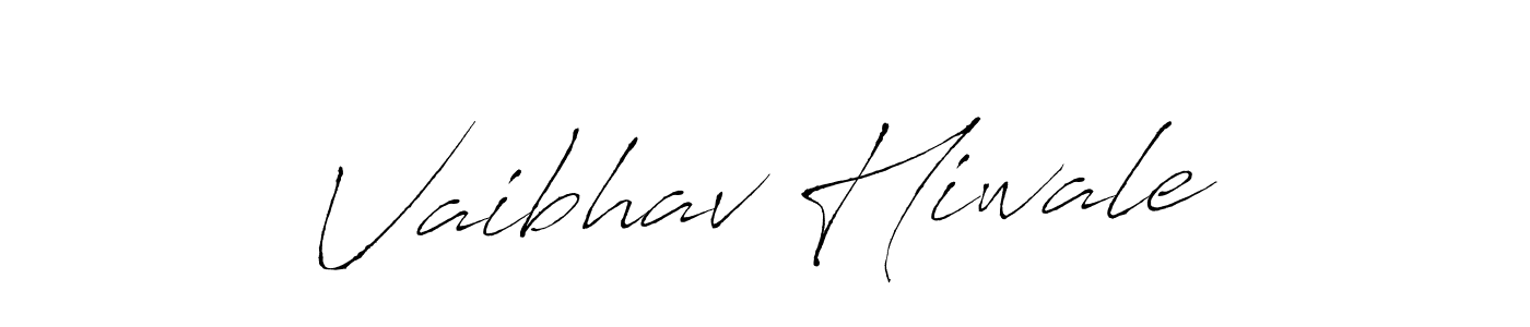 Make a beautiful signature design for name Vaibhav Hiwale. With this signature (Antro_Vectra) style, you can create a handwritten signature for free. Vaibhav Hiwale signature style 6 images and pictures png