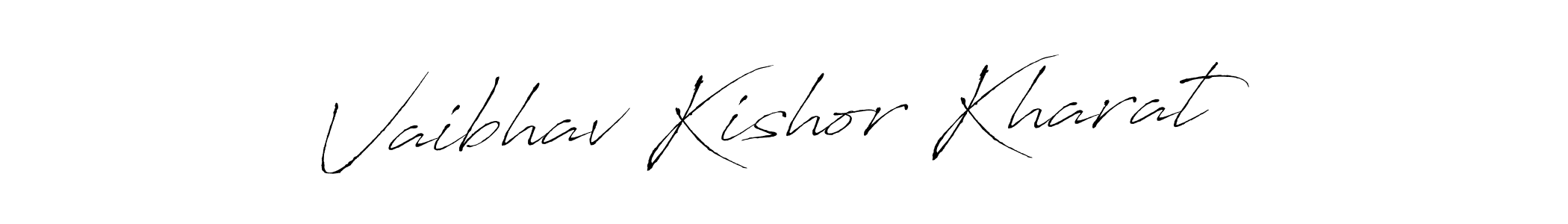 Also we have Vaibhav Kishor Kharat name is the best signature style. Create professional handwritten signature collection using Antro_Vectra autograph style. Vaibhav Kishor Kharat signature style 6 images and pictures png