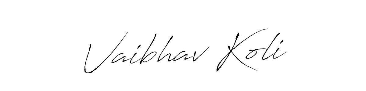 It looks lik you need a new signature style for name Vaibhav Koli. Design unique handwritten (Antro_Vectra) signature with our free signature maker in just a few clicks. Vaibhav Koli signature style 6 images and pictures png