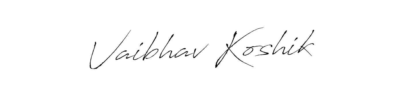 Also You can easily find your signature by using the search form. We will create Vaibhav Koshik name handwritten signature images for you free of cost using Antro_Vectra sign style. Vaibhav Koshik signature style 6 images and pictures png