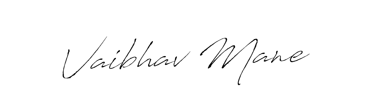 Make a beautiful signature design for name Vaibhav Mane. With this signature (Antro_Vectra) style, you can create a handwritten signature for free. Vaibhav Mane signature style 6 images and pictures png