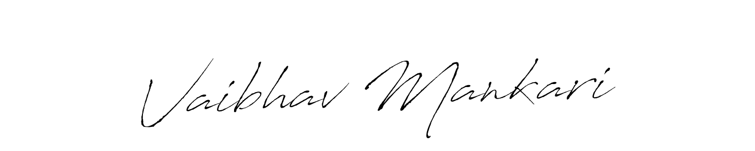 Also You can easily find your signature by using the search form. We will create Vaibhav Mankari name handwritten signature images for you free of cost using Antro_Vectra sign style. Vaibhav Mankari signature style 6 images and pictures png