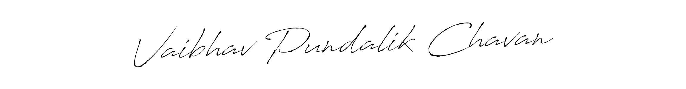 Vaibhav Pundalik Chavan stylish signature style. Best Handwritten Sign (Antro_Vectra) for my name. Handwritten Signature Collection Ideas for my name Vaibhav Pundalik Chavan. Vaibhav Pundalik Chavan signature style 6 images and pictures png