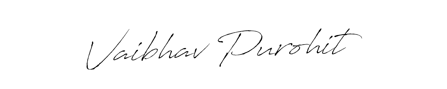 Use a signature maker to create a handwritten signature online. With this signature software, you can design (Antro_Vectra) your own signature for name Vaibhav Purohit. Vaibhav Purohit signature style 6 images and pictures png