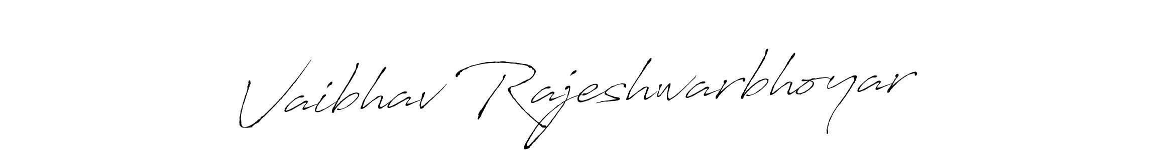 Vaibhav Rajeshwarbhoyar stylish signature style. Best Handwritten Sign (Antro_Vectra) for my name. Handwritten Signature Collection Ideas for my name Vaibhav Rajeshwarbhoyar. Vaibhav Rajeshwarbhoyar signature style 6 images and pictures png
