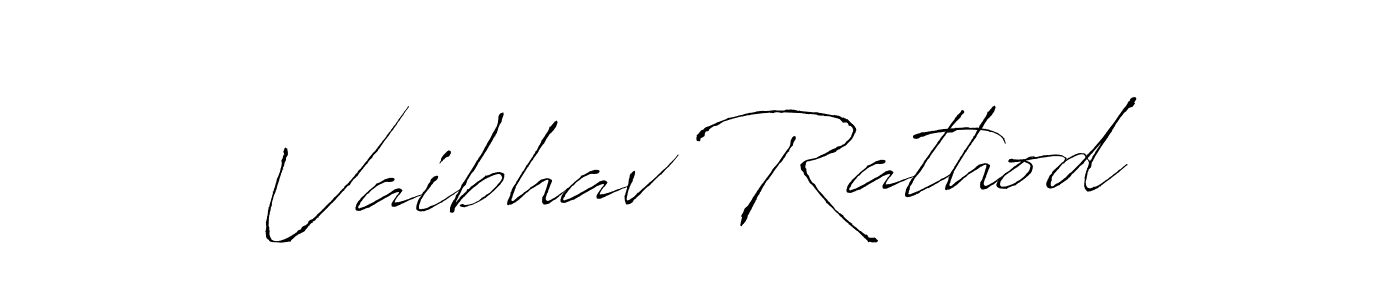 Design your own signature with our free online signature maker. With this signature software, you can create a handwritten (Antro_Vectra) signature for name Vaibhav Rathod. Vaibhav Rathod signature style 6 images and pictures png