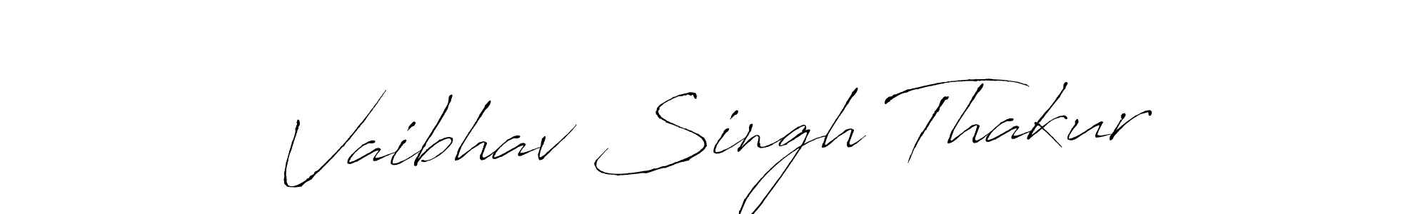 Vaibhav Singh Thakur stylish signature style. Best Handwritten Sign (Antro_Vectra) for my name. Handwritten Signature Collection Ideas for my name Vaibhav Singh Thakur. Vaibhav Singh Thakur signature style 6 images and pictures png