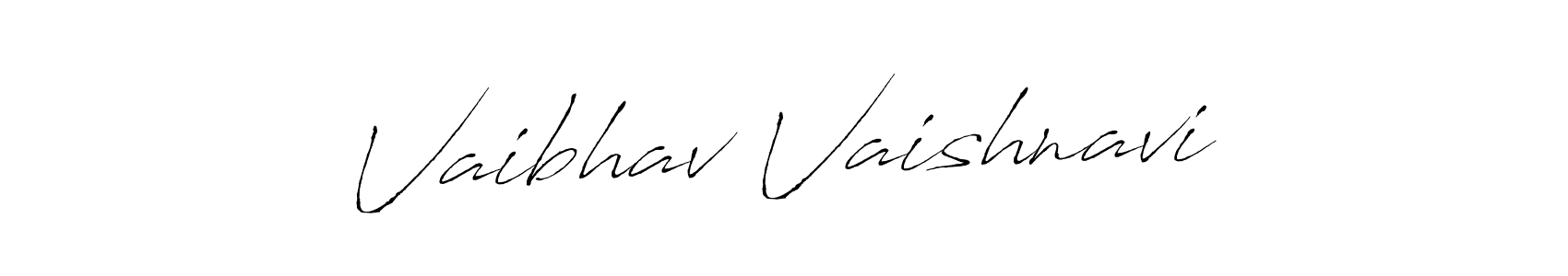 Design your own signature with our free online signature maker. With this signature software, you can create a handwritten (Antro_Vectra) signature for name Vaibhav Vaishnavi. Vaibhav Vaishnavi signature style 6 images and pictures png