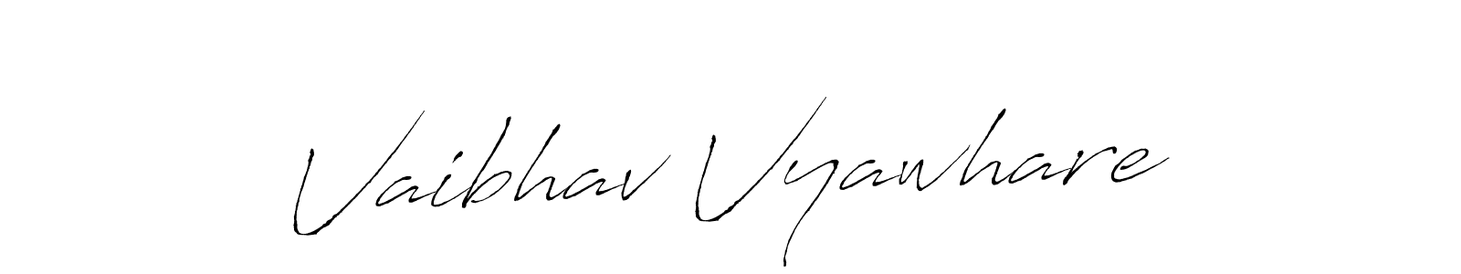 You should practise on your own different ways (Antro_Vectra) to write your name (Vaibhav Vyawhare) in signature. don't let someone else do it for you. Vaibhav Vyawhare signature style 6 images and pictures png