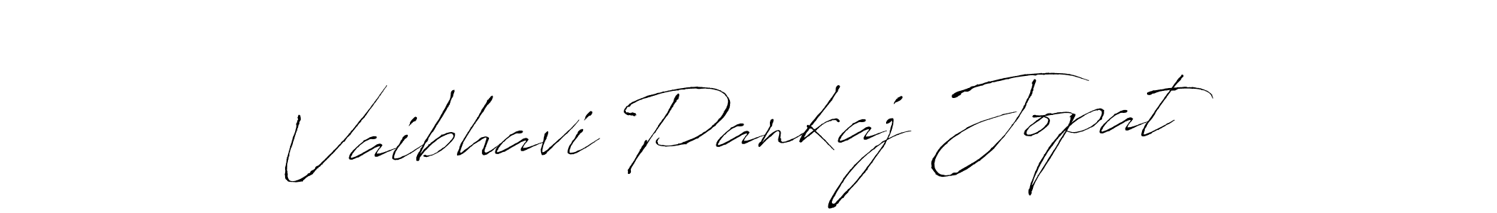 This is the best signature style for the Vaibhavi Pankaj Jopat name. Also you like these signature font (Antro_Vectra). Mix name signature. Vaibhavi Pankaj Jopat signature style 6 images and pictures png