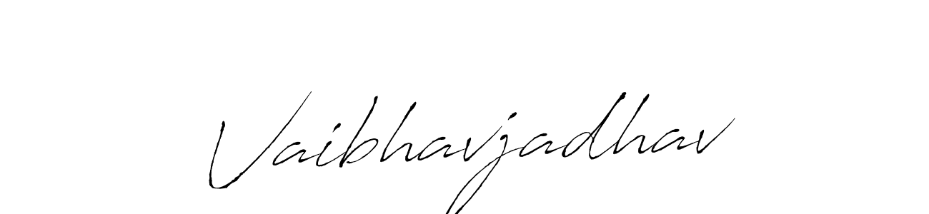 Vaibhavjadhav stylish signature style. Best Handwritten Sign (Antro_Vectra) for my name. Handwritten Signature Collection Ideas for my name Vaibhavjadhav. Vaibhavjadhav signature style 6 images and pictures png