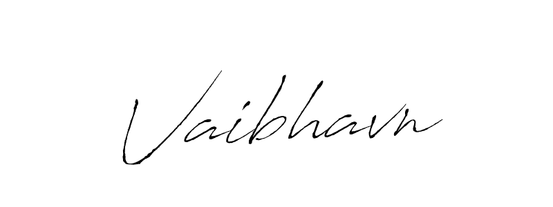 How to make Vaibhavn name signature. Use Antro_Vectra style for creating short signs online. This is the latest handwritten sign. Vaibhavn signature style 6 images and pictures png
