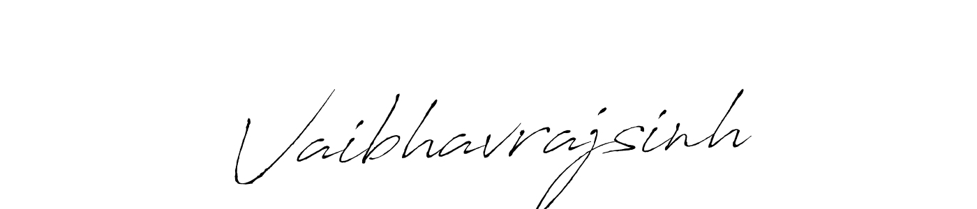 Vaibhavrajsinh stylish signature style. Best Handwritten Sign (Antro_Vectra) for my name. Handwritten Signature Collection Ideas for my name Vaibhavrajsinh. Vaibhavrajsinh signature style 6 images and pictures png