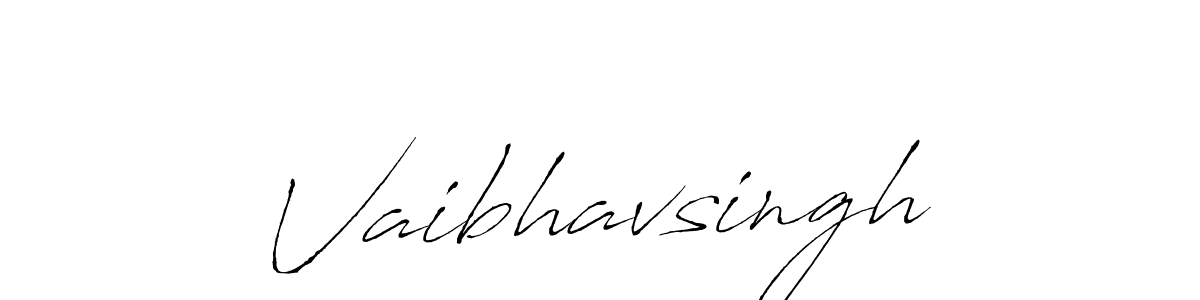 It looks lik you need a new signature style for name Vaibhavsingh. Design unique handwritten (Antro_Vectra) signature with our free signature maker in just a few clicks. Vaibhavsingh signature style 6 images and pictures png