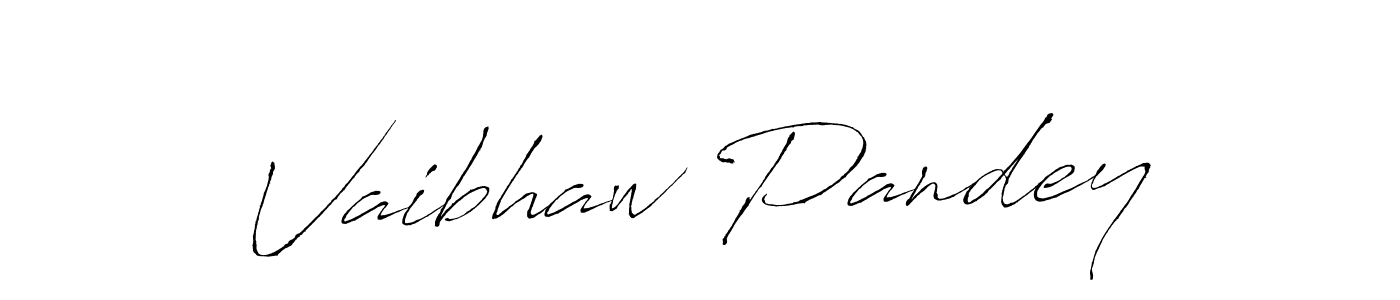 Vaibhaw Pandey stylish signature style. Best Handwritten Sign (Antro_Vectra) for my name. Handwritten Signature Collection Ideas for my name Vaibhaw Pandey. Vaibhaw Pandey signature style 6 images and pictures png