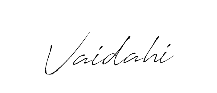 It looks lik you need a new signature style for name Vaidahi. Design unique handwritten (Antro_Vectra) signature with our free signature maker in just a few clicks. Vaidahi signature style 6 images and pictures png